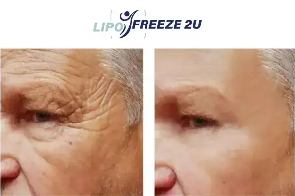 Mens before and after Morpheus 8 Brackley results.
